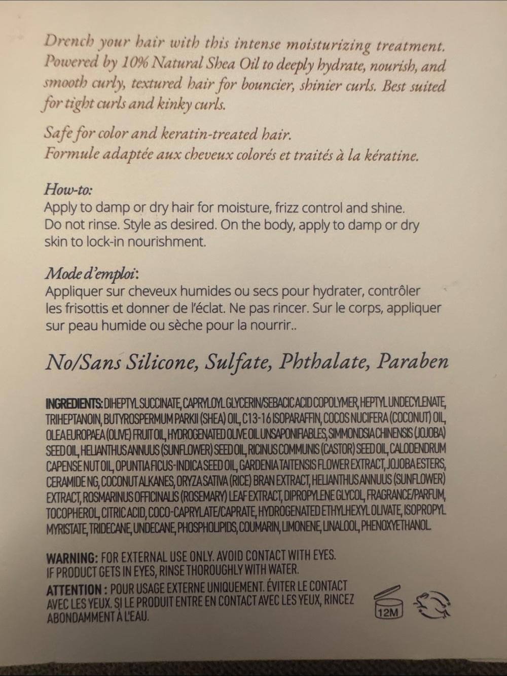 Fekkai Shea Butter Intense Oil Hair + Body - Picture 2 of 2